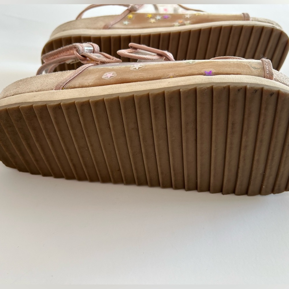 Zara Pink Transparent Star Accent Kids Sandals - Picture 9 of 14
